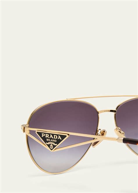 prada womens aviator sunglasses